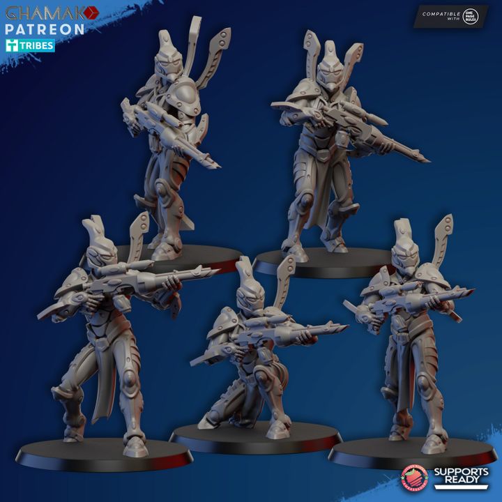 Amish Space Elf Unit - Space Elves