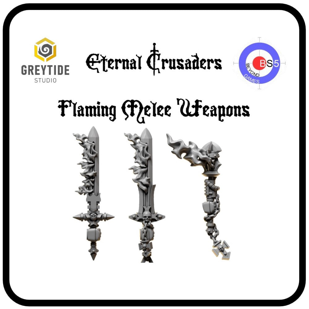 Flaming Melee Weapons - Eternal Crusaders - Greytide Studio