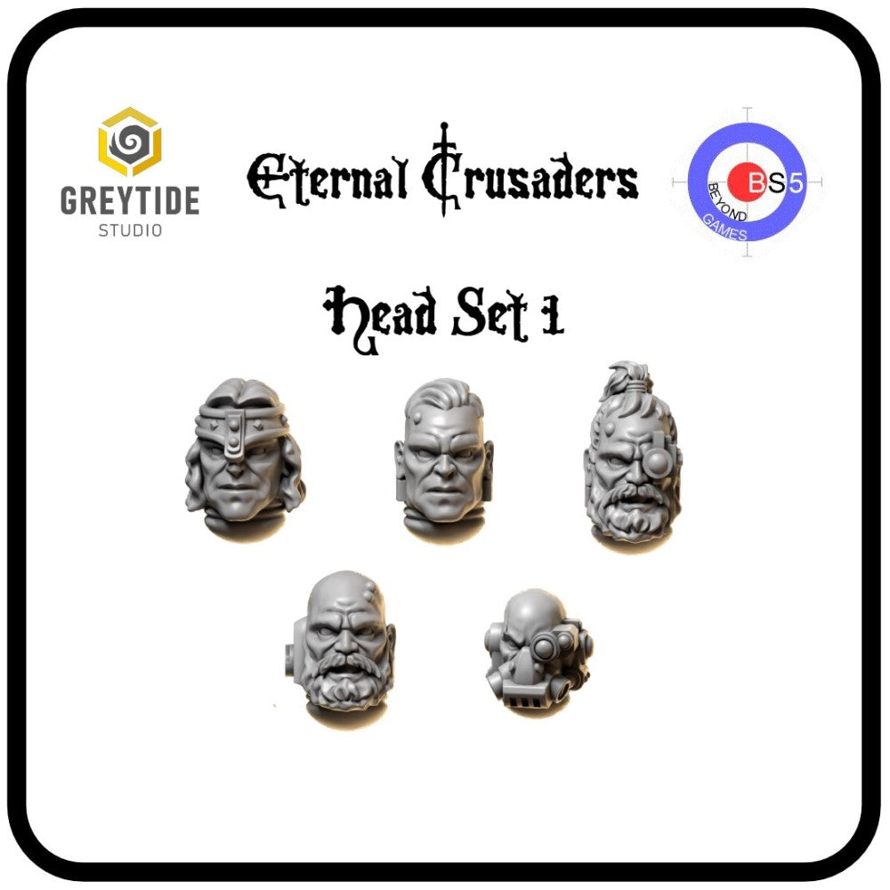 Head Set 1 - Eternal Crusaders - Greytide Studio