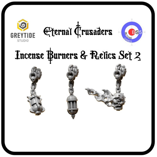 Incense Burners and Relics Set 2 - Eternal Crusaders - Greytide Studio