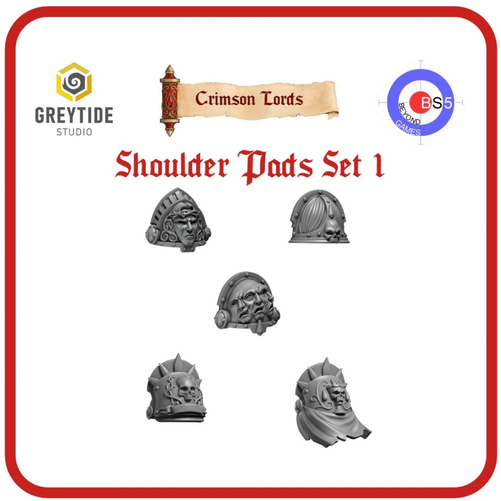 Shoulder Pads Set 1 - Crimson Lords