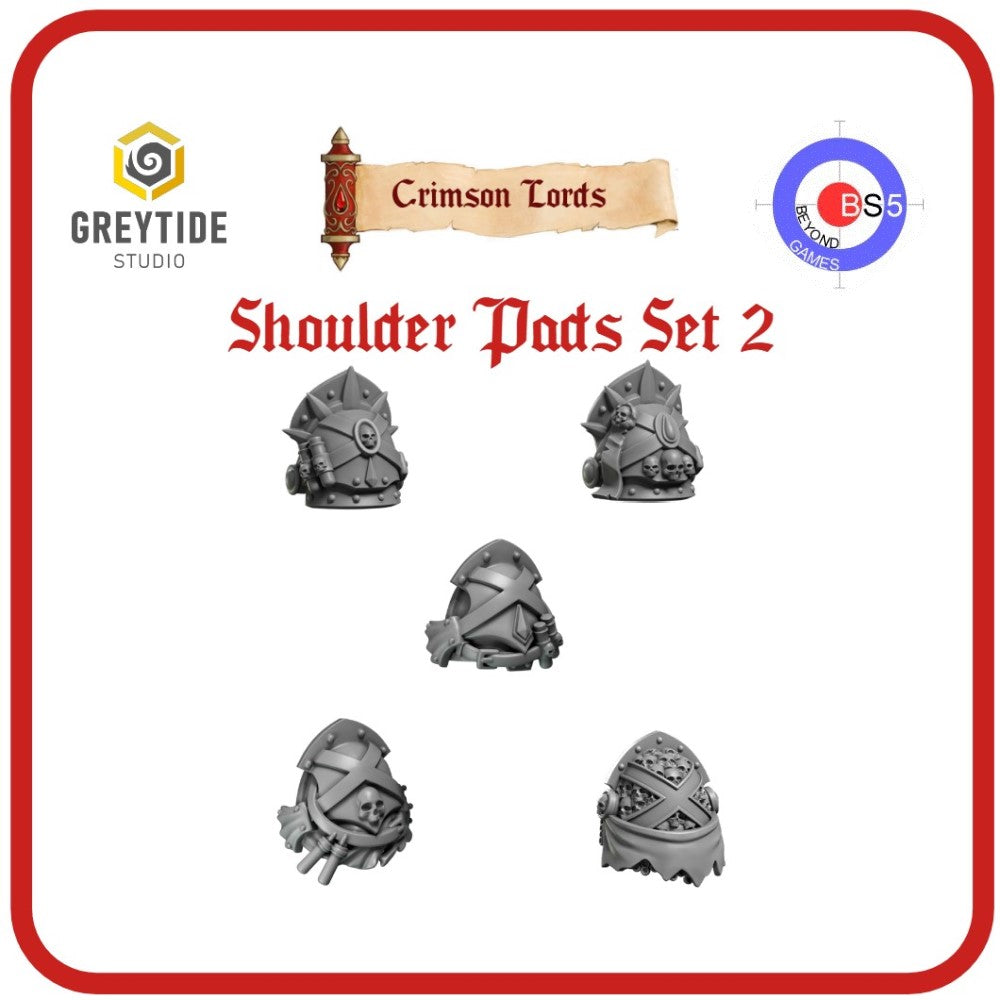 Shoulder Pads Set 2 - Crimson Lords