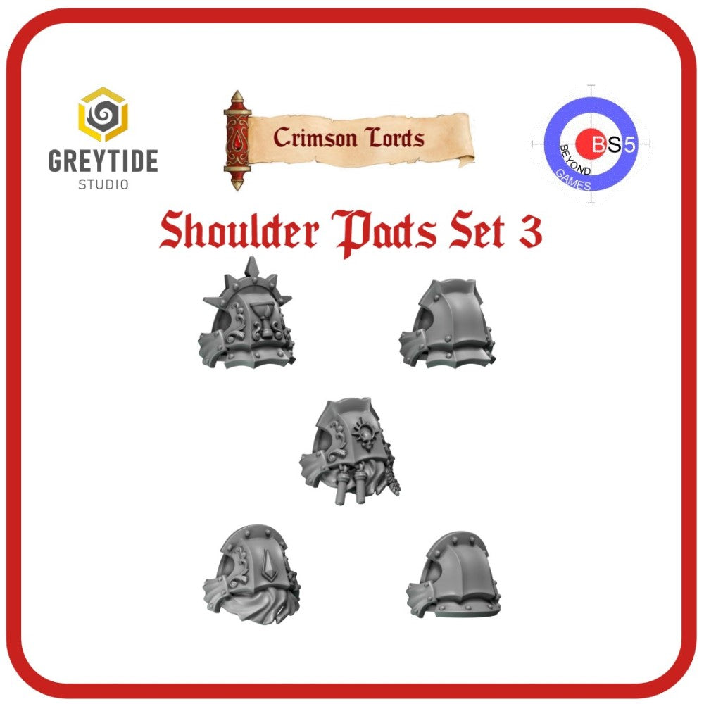 Shoulder Pads Set 3 - Crimson Lords
