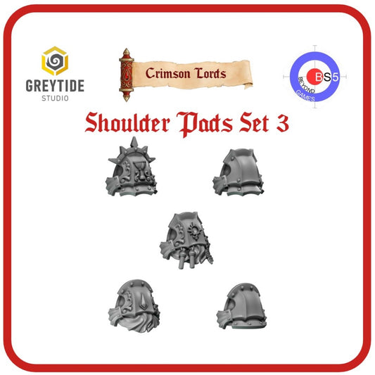 Shoulder Pads Set 3 - Crimson Lords