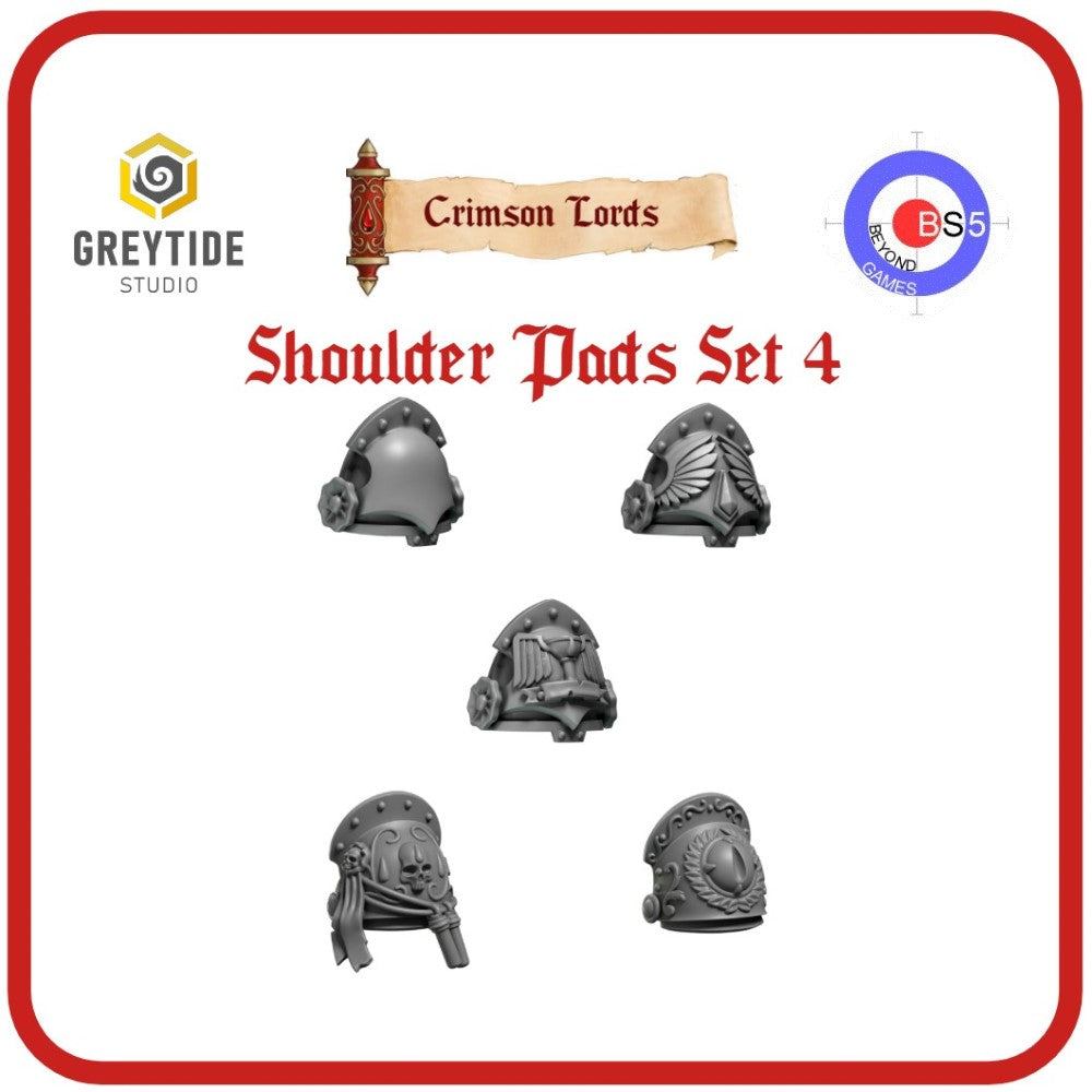 Shoulder Pads Set 4 - Crimson Lords