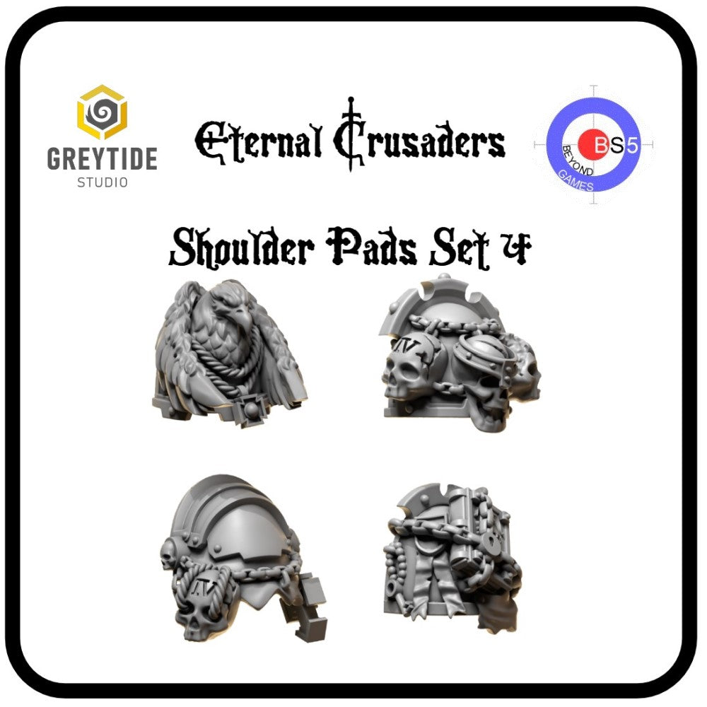 Shoulder Pads Set 4 - Eternal Crusaders - Greytide Studio