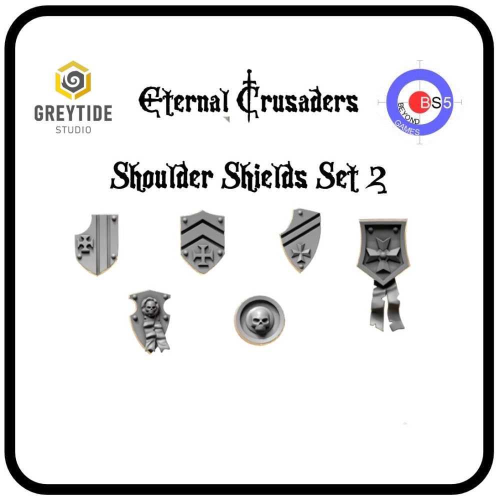 Shoulder Shields Set 2 - Eternal Crusaders - Greytide Studio
