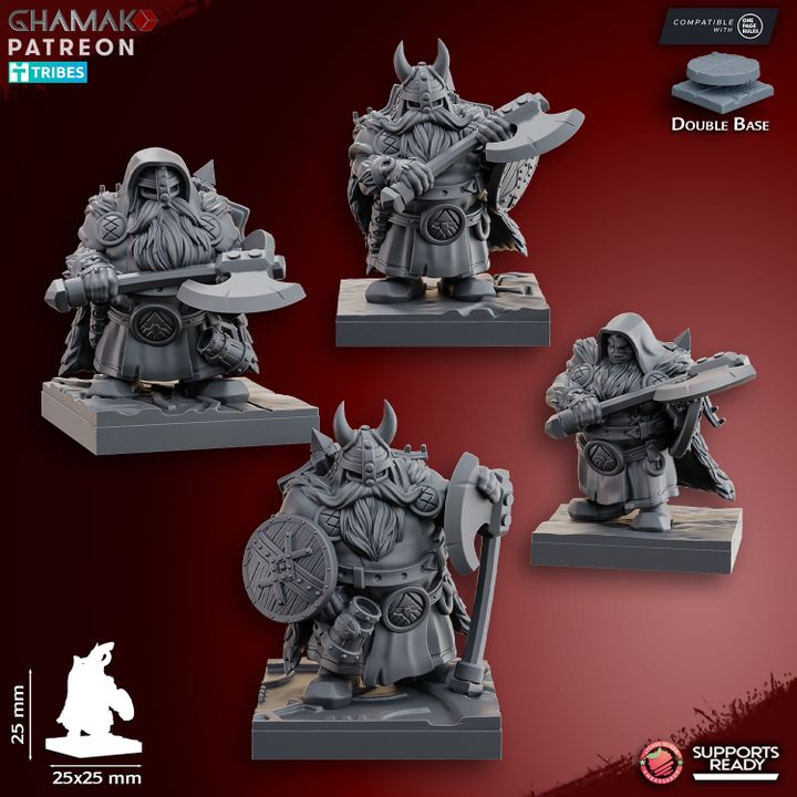 Dwarf Rangers with Axe - Dwarven Kingdom