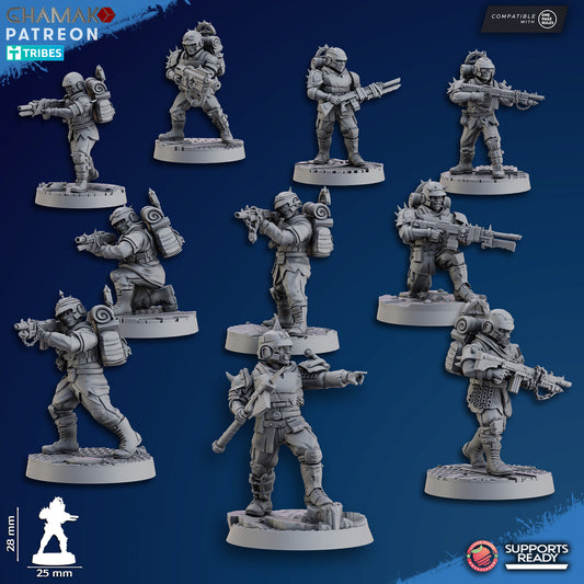 Fell Strike Squad - Heretic Knights