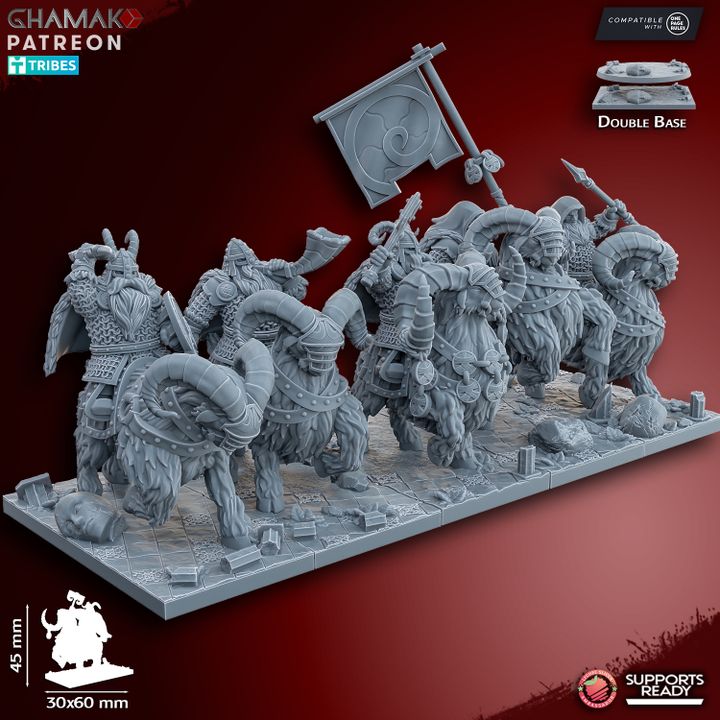 Goat Riders - Dwarven Kingdom