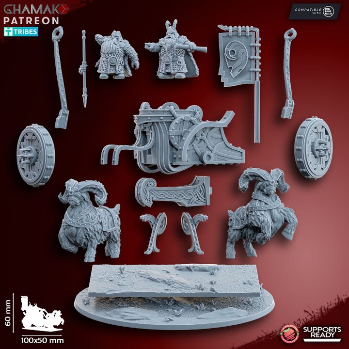 Goat chariot - Dwarven Kingdom