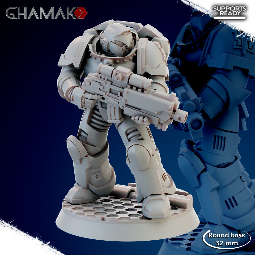 Imperator's Militum with Precision Rifles - Sidereum Knights