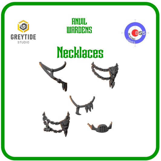 Necklaces- Anvil Wardens - Greytide Studio