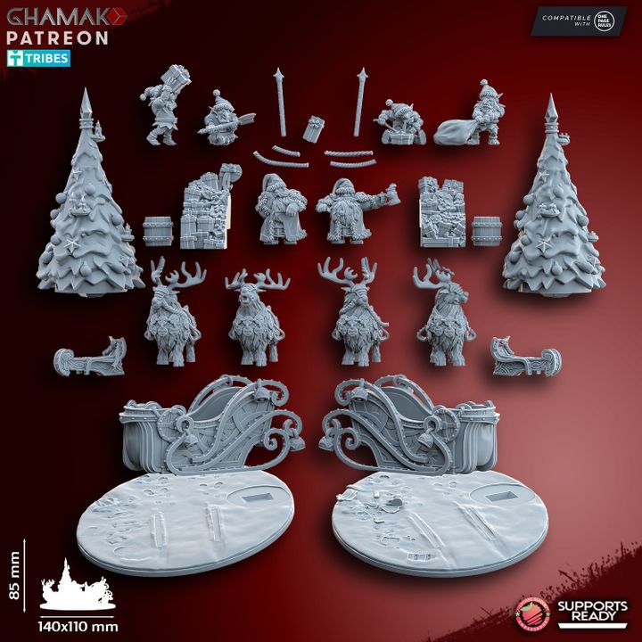 Santa Dwarf and his little helpers - Dwarven Kingdom