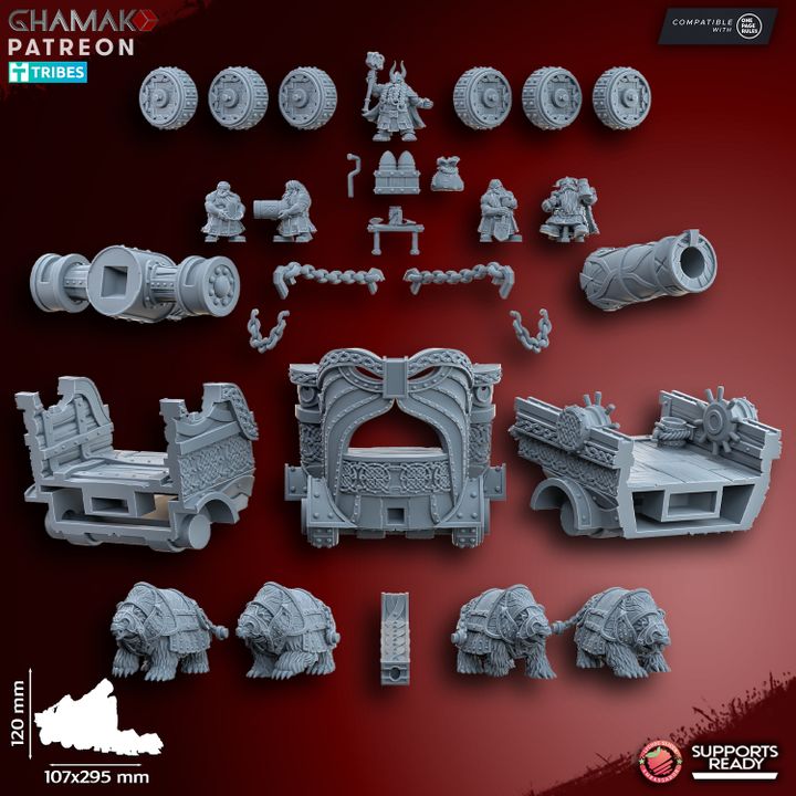 Siege Cannon - Dwarven Kingdom