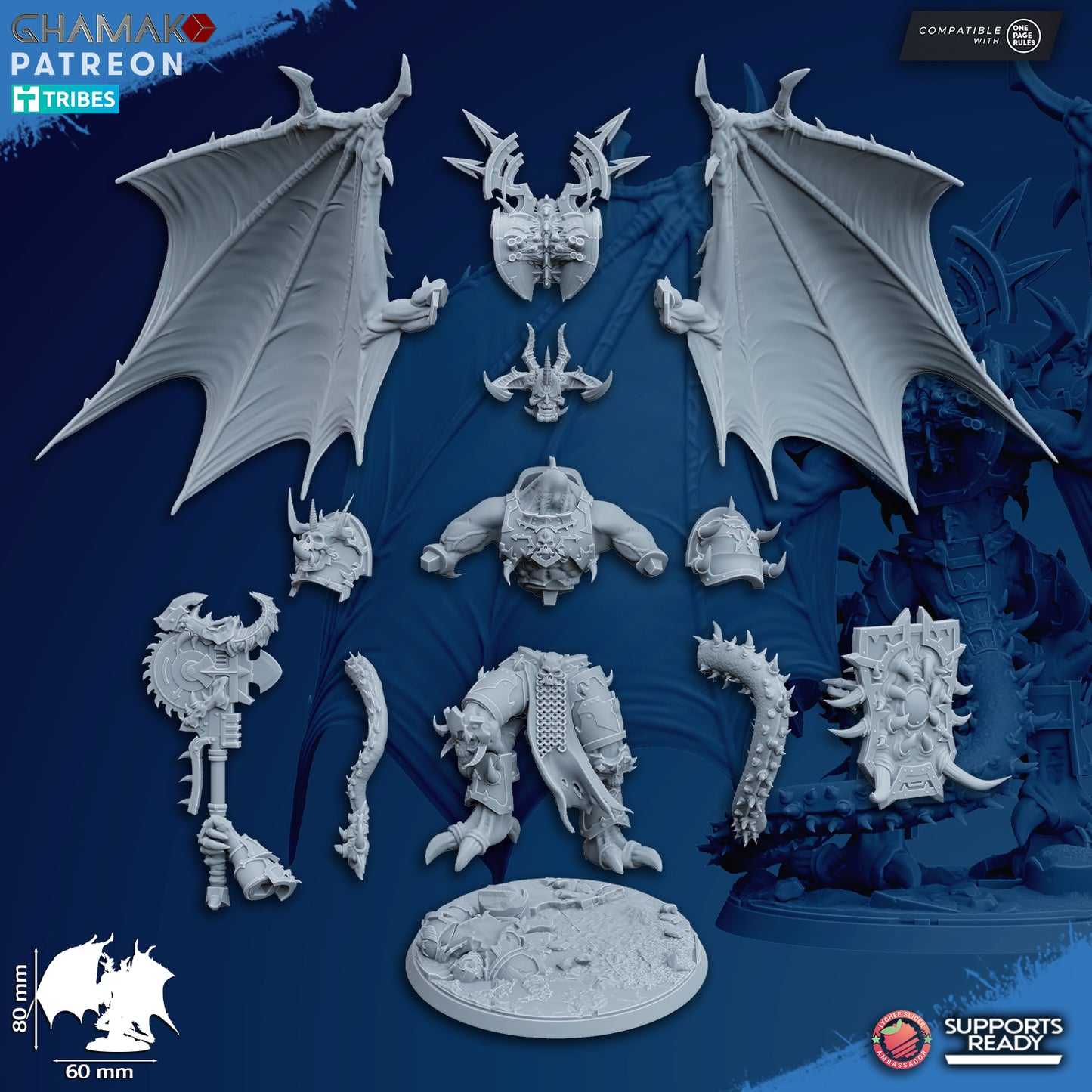 Winged Demonic Lord - Heretic Knights