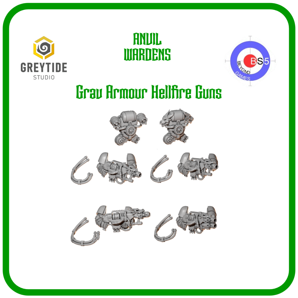 Grav Armour Hellfire Guns - Anvil Wardens - 1