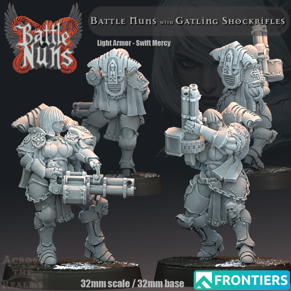 Gatling Shockrifles - Battle Nuns - 4
