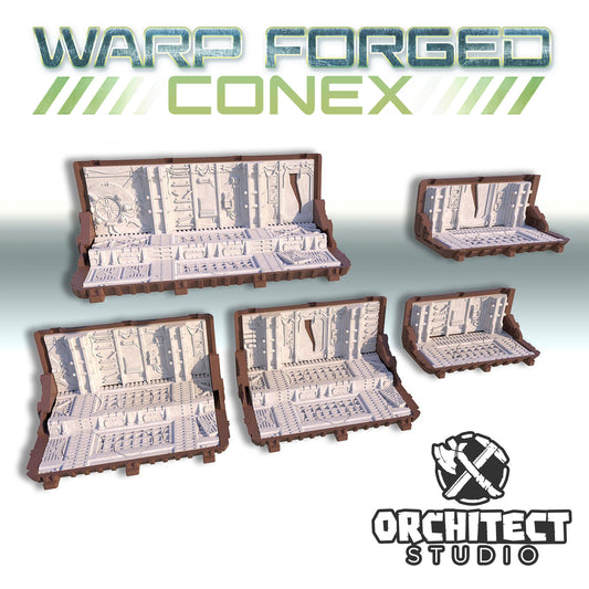 Medium Container - Spaceship Style - Warp Forged Conex - Orchitect Studio