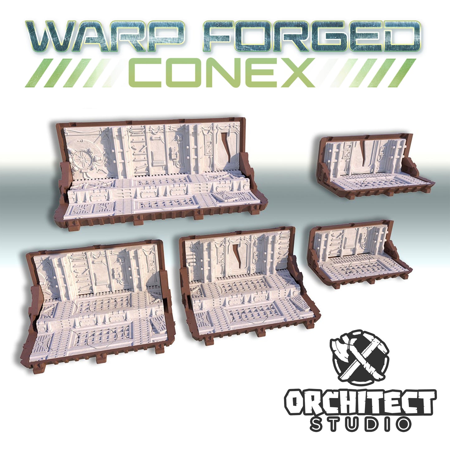 Small Container - Spaceship Style - Warp Forged Conex - Orchitect Studio