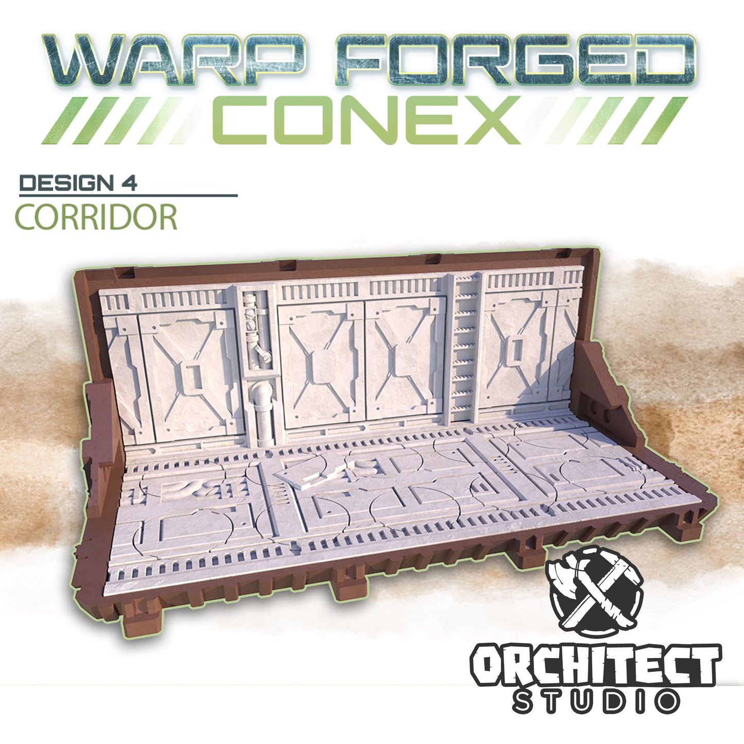 Large Container - Corridor Style - Warp Forged Conex - Orchitect Studio