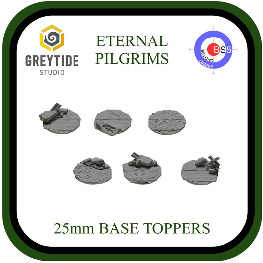 Toppers de base 25 mm - Pèlerins éternels - GreyTide Studio