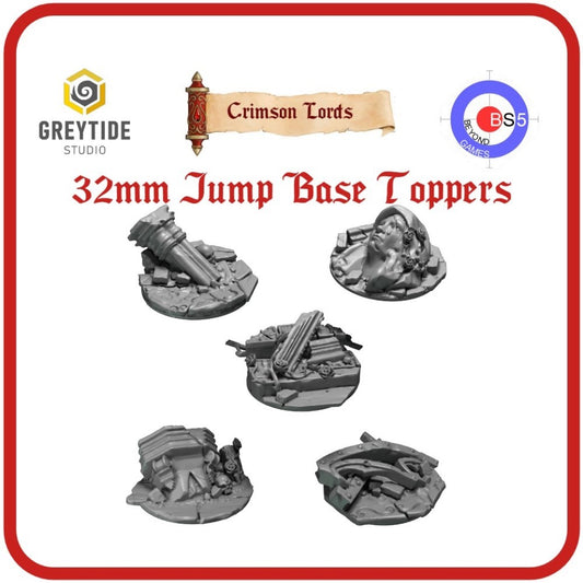 32mm Jump Base Toppers - Crimson Lords