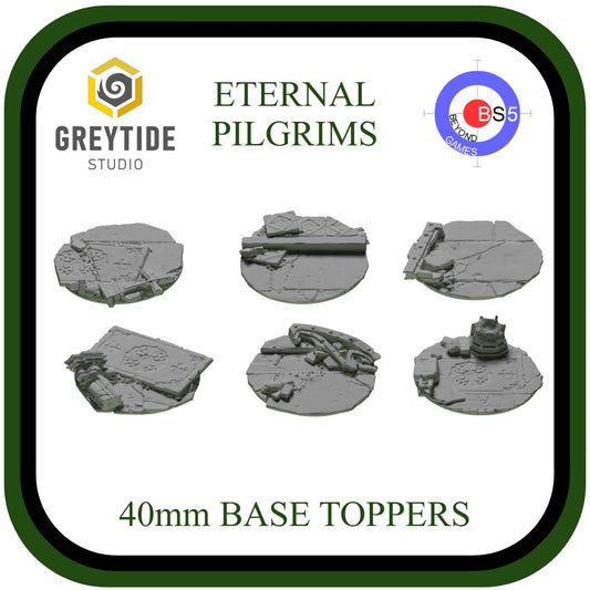 40mm Base Toppers - Eternal Pilgrims - GreyTide Studio