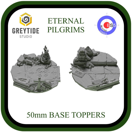 Toppers de base de 50 mm - Pèlerins éternels - GreyTide Studio