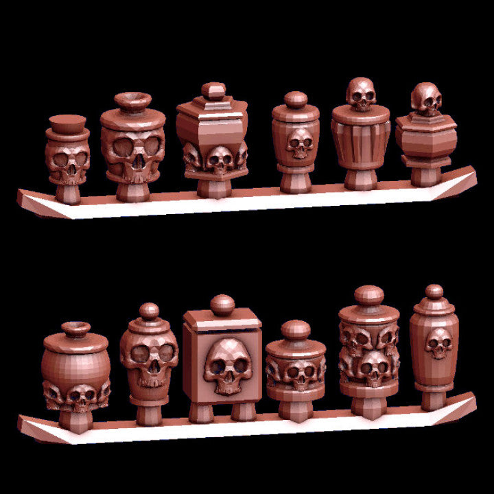 Skull Jars