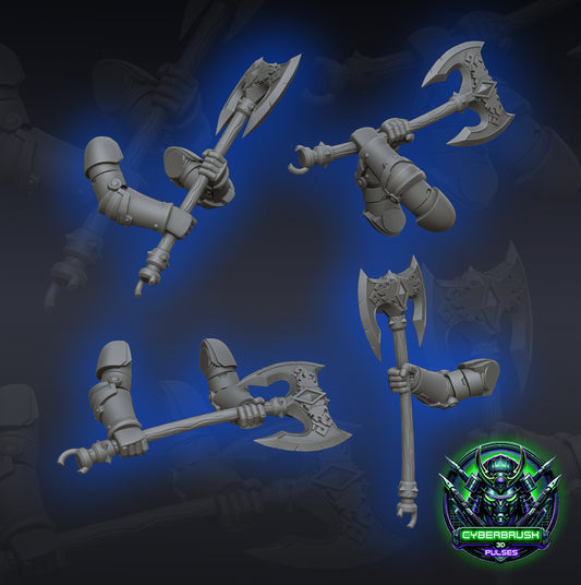 Axes Set 3 - Space Vikings - Cyberbrush_3D_Pulses