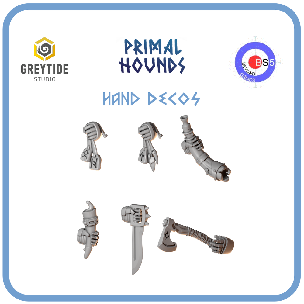Hand Decos - Primal Hounds