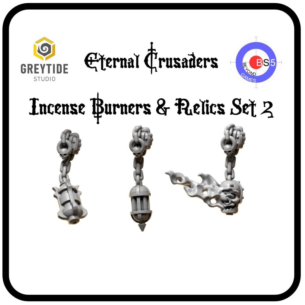 Incense Burners and Relics Set 2 - Eternal Crusaders - Greytide Studio