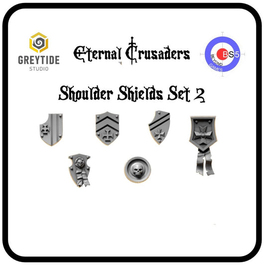 Shoulder Shields Set 2 - Eternal Crusaders - Greytide Studio
