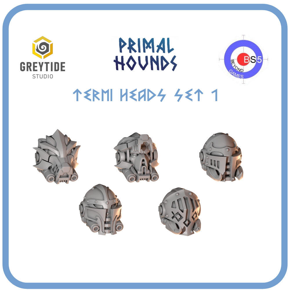 Termi Heads Set 1 - Primal Hounds