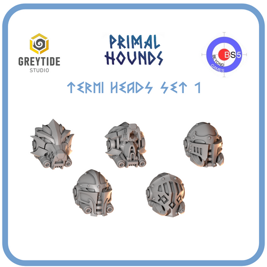 Termi Heads Set 1 - Primal Hounds