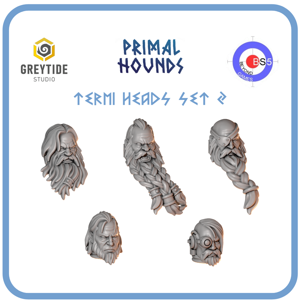 Termi Heads Set 2 - Primal Hounds