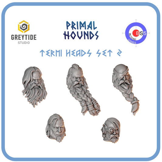 Termi Heads Set 2 - Primal Hounds