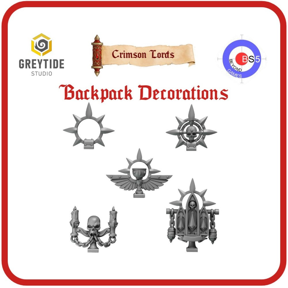 Backpack Decorations - Crimson Lords