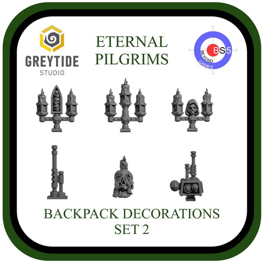 Backpack Decorations Set 2 - Eternal Pilgrims - GreyTide Studio