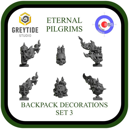 Backpack Decorations Set 3 - Eternal Pilgrims - GreyTide Studio