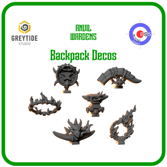 Backpack Decorations - Anvil Wardens - Greytide Studio