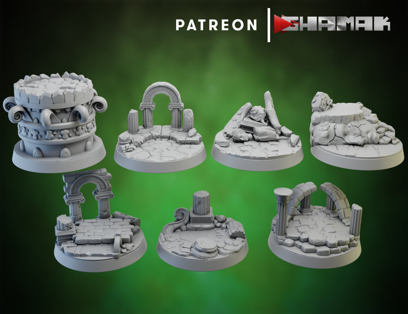 Bases 40mm Round - Spartancast