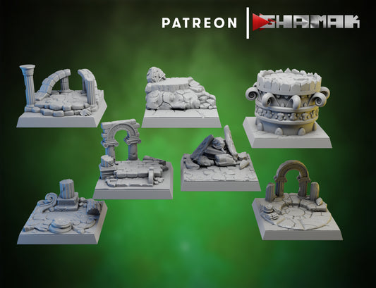 Bases 40mm Square - Spartancast