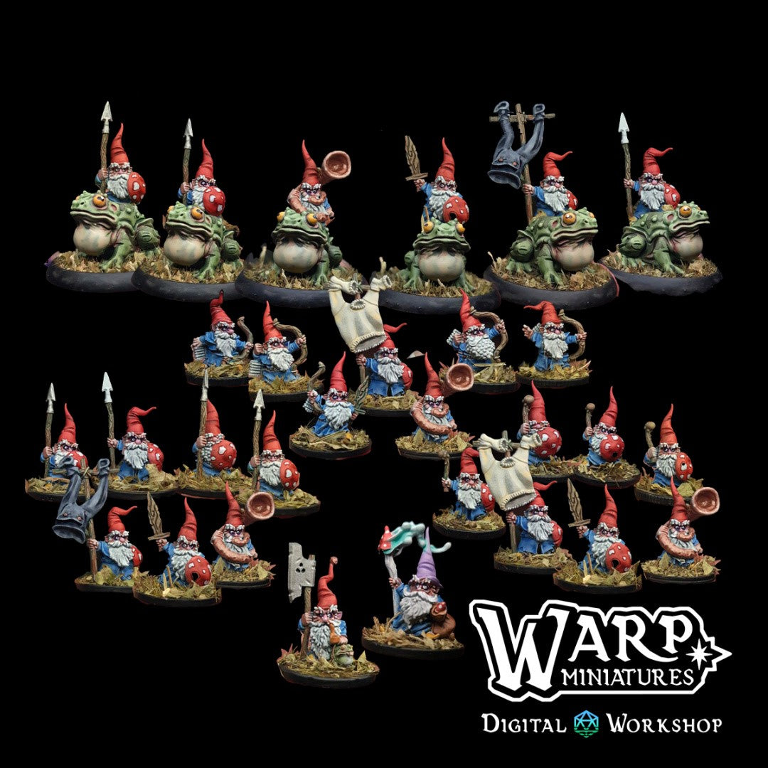 Gnome Army - Battle for Shroom Pass - Warp Miniatures