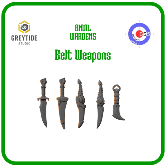 Belt Weapons - Anvil Wardens - Greytide Studio