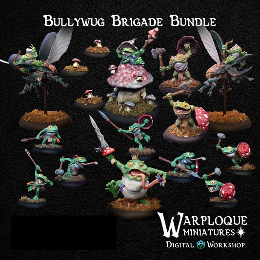 The Bullywug Brigade - Warp Miniatures