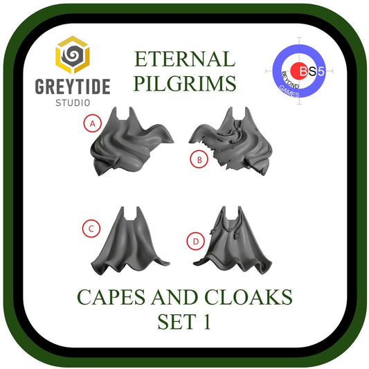 Capes and Cloaks Set 1 - Eternal Pilgrims - GreyTide Studio