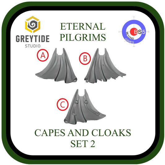 Capes and Cloaks Set 2 - Eternal Pilgrims - GreyTide Studio