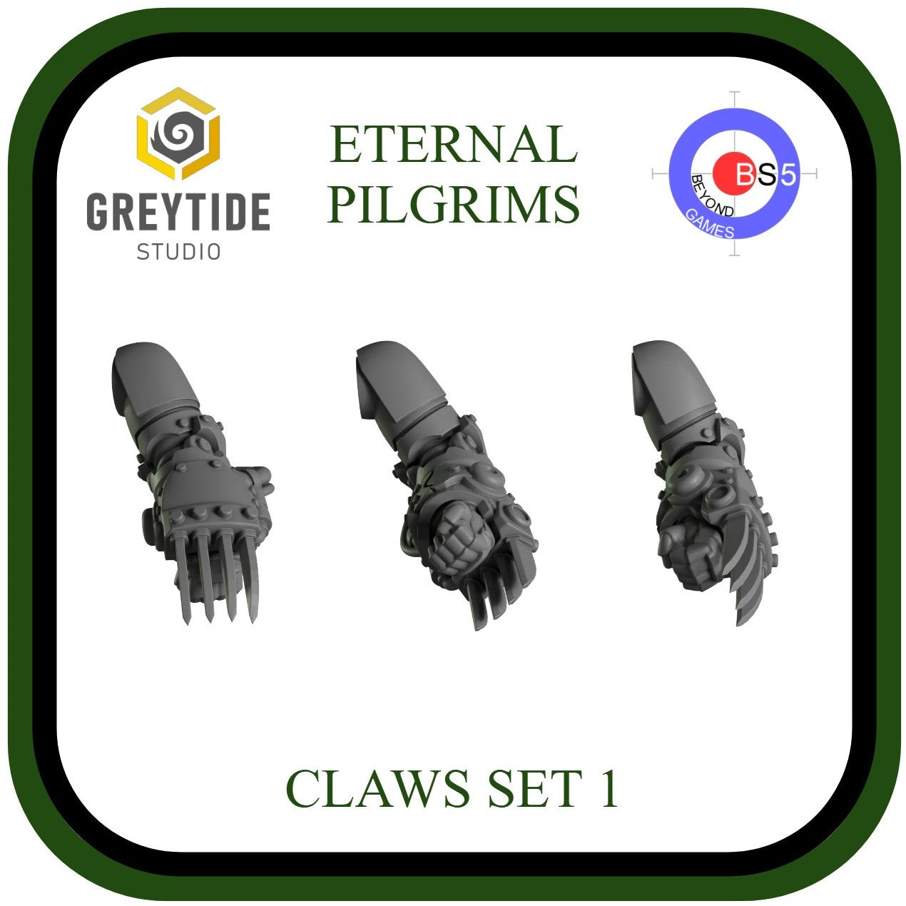 Griffes Set 1 - Pèlerins éternels - GreyTide Studio